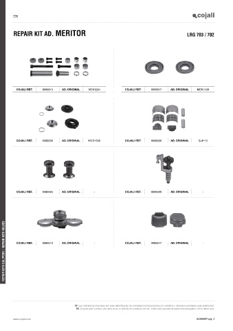 Catalogs auto parts for car and truck