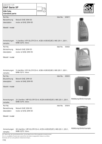 Spare parts FEBI for trucks DAF XF