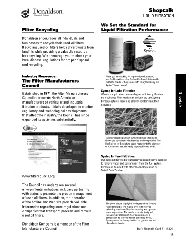 Spare parts DONALDSON cross-references