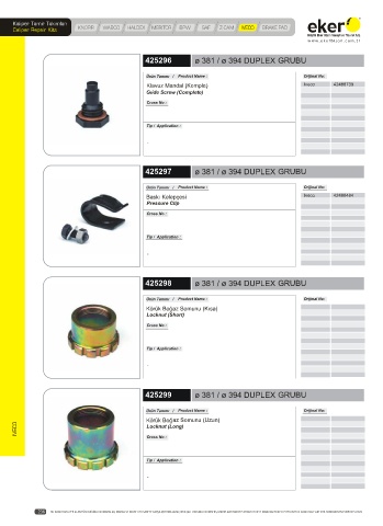 Catalogs auto parts for car and truck