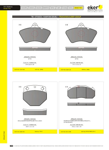 Catalogs auto parts for car and truck