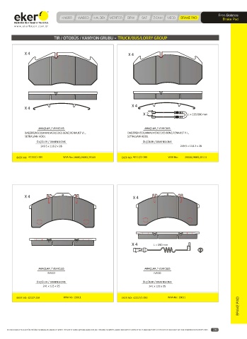 Catalogs auto parts for car and truck