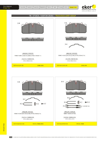 Catalogs auto parts for car and truck