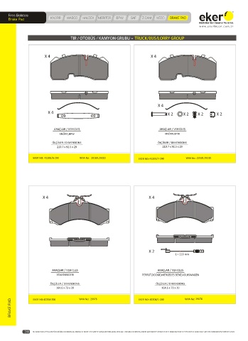 Catalogs auto parts for car and truck