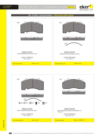 Catalogs auto parts for car and truck