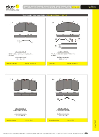 Catalogs auto parts for car and truck