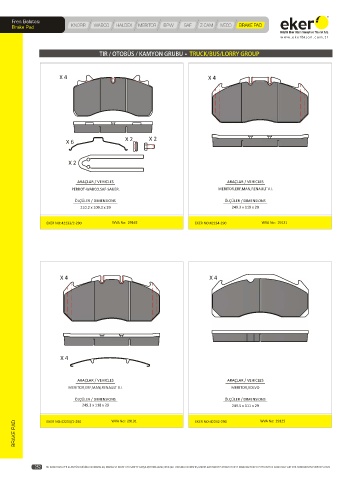 Catalogs auto parts for car and truck