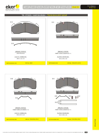 Catalogs auto parts for car and truck