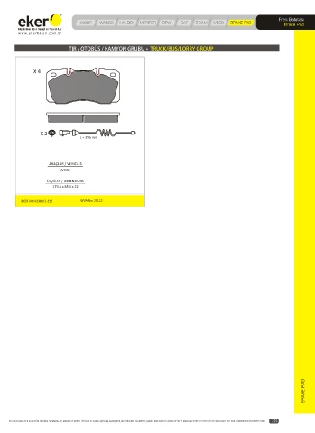 Catalogs auto parts for car and truck