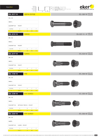 Catalogs auto parts for car and truck