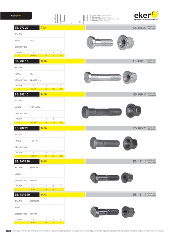 Catalogs auto parts for car and truck