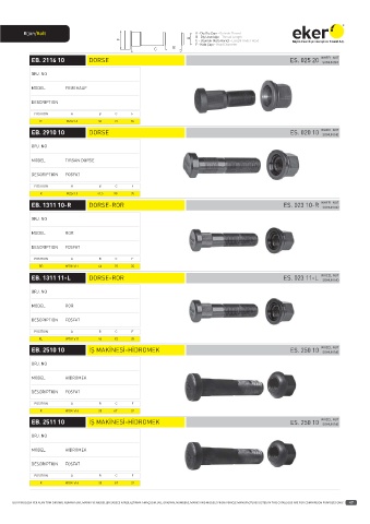 Catalogs auto parts for car and truck