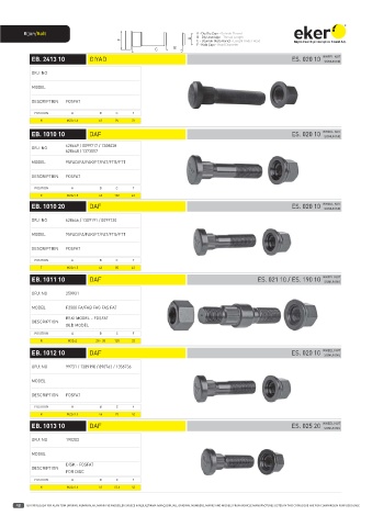 Catalogs auto parts for car and truck