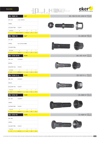 Catalogs auto parts for car and truck