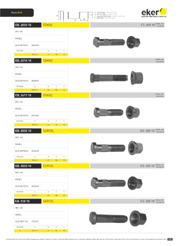 Catalogs auto parts for car and truck