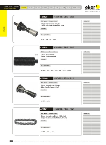 Catalogs auto parts for car and truck