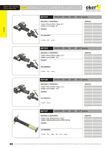 Catalogs auto parts for car and truck