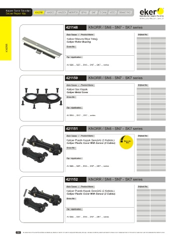 Catalogs auto parts for car and truck