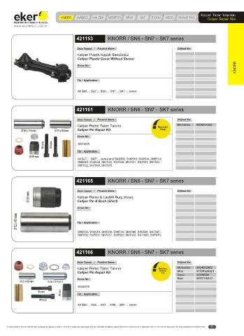 Catalogs auto parts for car and truck