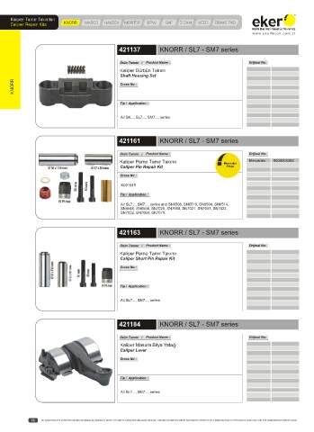 Catalogs auto parts for car and truck