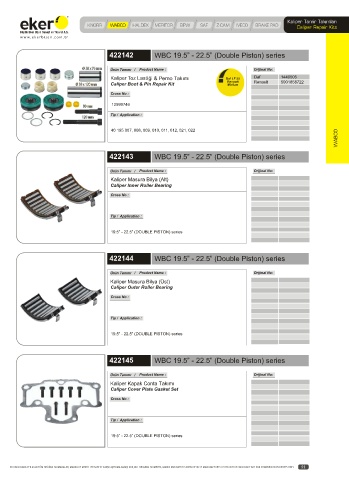 Catalogs auto parts for car and truck