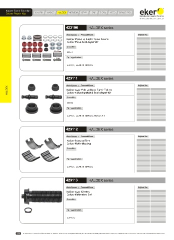 Catalogs auto parts for car and truck