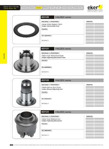 Catalogs auto parts for car and truck