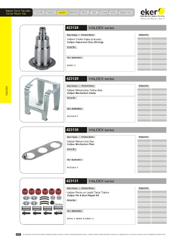 Catalogs auto parts for car and truck