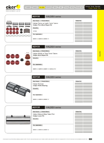 Catalogs auto parts for car and truck