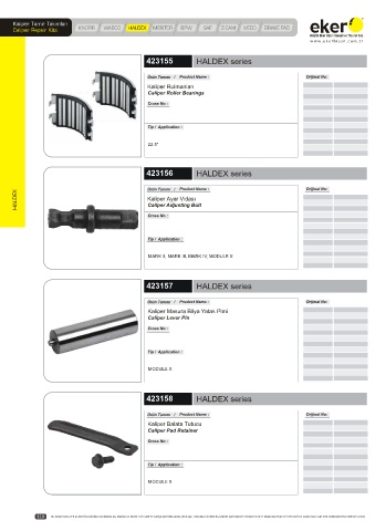 Catalogs auto parts for car and truck