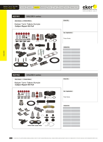 Catalogs auto parts for car and truck