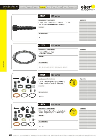 Catalogs auto parts for car and truck