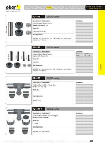 Catalogs auto parts for car and truck