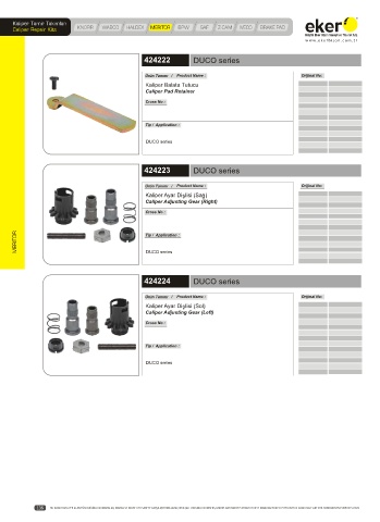 Catalogs auto parts for car and truck