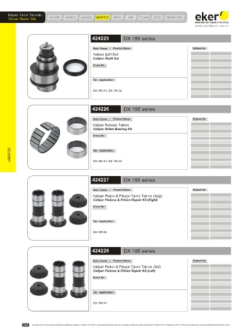 Catalogs auto parts for car and truck