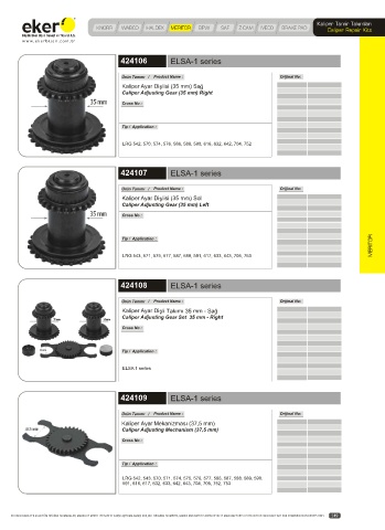 Catalogs auto parts for car and truck