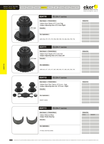 Catalogs auto parts for car and truck