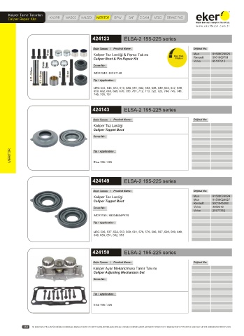 Catalogs auto parts for car and truck