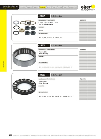 Catalogs auto parts for car and truck