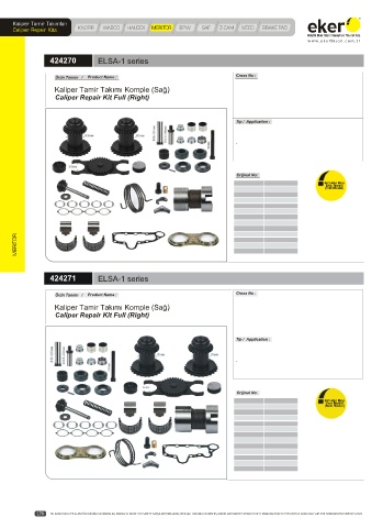 Catalogs auto parts for car and truck