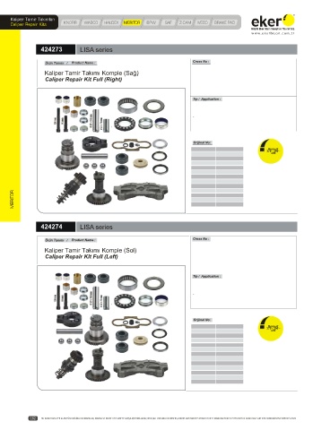 Catalogs auto parts for car and truck