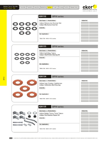 Catalogs auto parts for car and truck