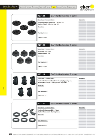 Catalogs auto parts for car and truck