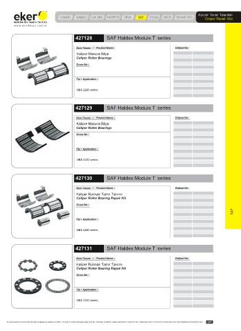 Catalogs auto parts for car and truck