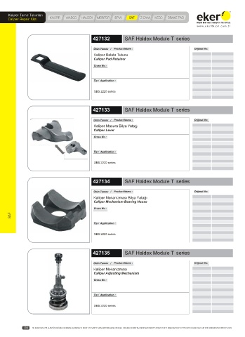 Catalogs auto parts for car and truck