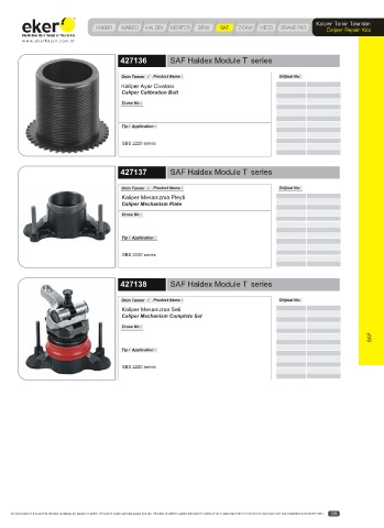 Catalogs auto parts for car and truck