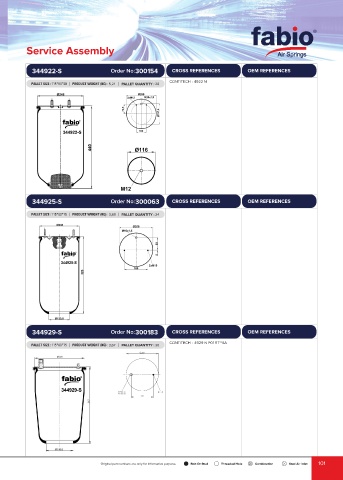 Catalogs auto parts for car and truck