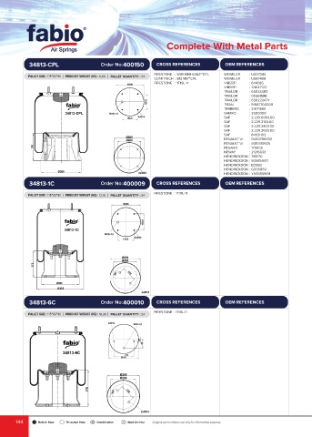 Catalogs auto parts for car and truck