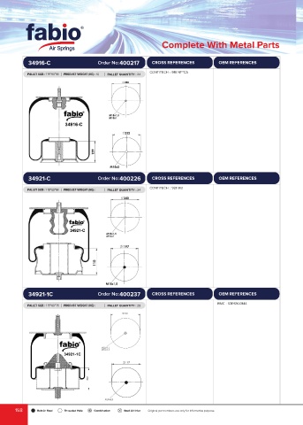 Catalogs auto parts for car and truck