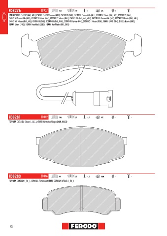 Catalogs auto parts for car and truck